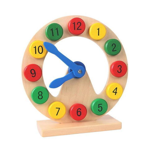 Wood Learning Clock Toy